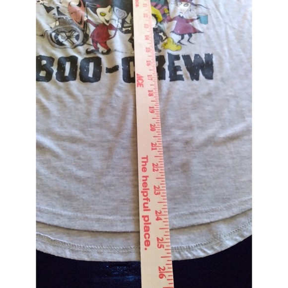 Tim Burton Nightmare Before Christmas Boo Crew Gray Shirt Top Tee Jr. XXL 19 VGC - Picture 5 of 8